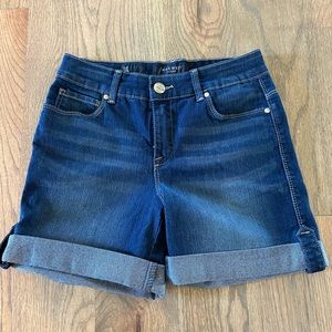 Blue jean shorts